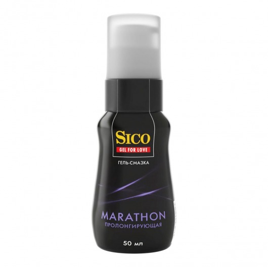 Пролонгирующая гель-смазка Sico Marathon - 50 мл. - Sico - купить с доставкой в Екатеринбурге