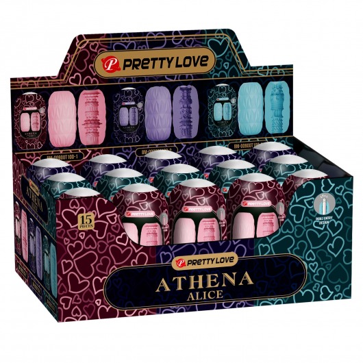 Набор из 15 мастурбаторов Athena Alice - Baile - в Екатеринбурге купить с доставкой
