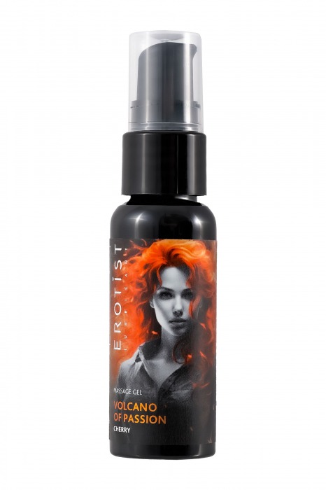 Гель с эффектом вибрации Volcano Of Passion со вкусом вишни - 25 мл. - Erotist Lubricants - купить с доставкой в Екатеринбурге