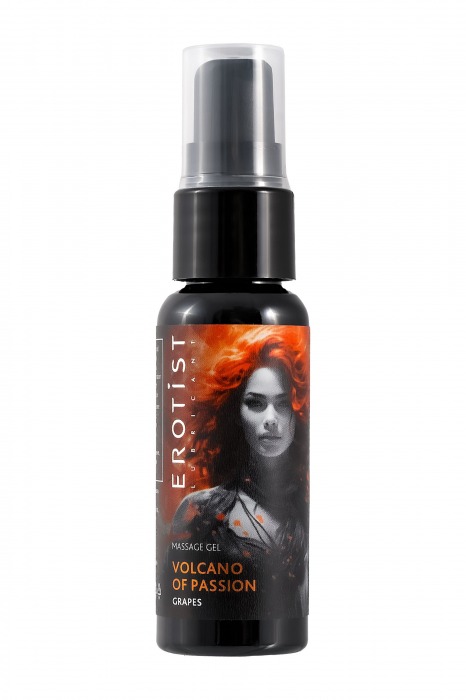 Гель с эффектом вибрации Volcano Of Passion со вкусом винограда - 25 мл. - Erotist Lubricants - купить с доставкой в Екатеринбурге