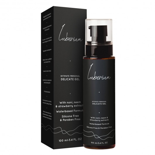 Интимный гель с экстрактами нони, нима и клубники Luberium Delicate Waterbased - 100 мл. - Luberium - купить с доставкой в Екатеринбурге