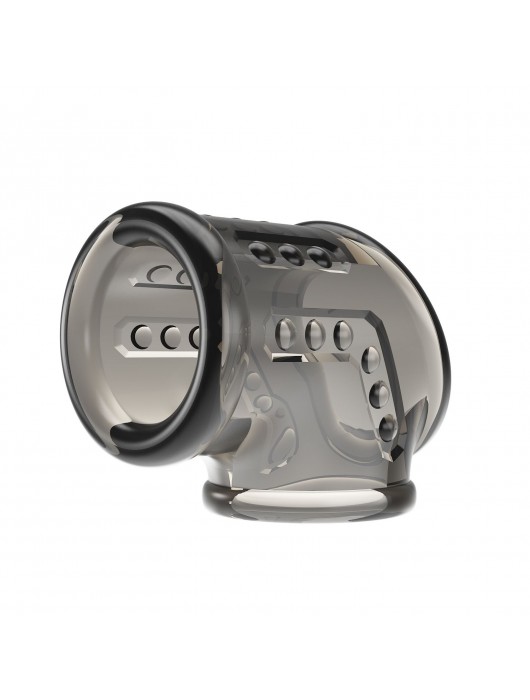 Дымчатая насадка на пенис и мошонку - Baile - в Екатеринбурге купить с доставкой