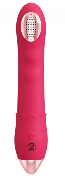 Малиновая насадка на душ с вибрацией Showers to orgasm - 20,1 см. - Orion - купить с доставкой в Екатеринбурге