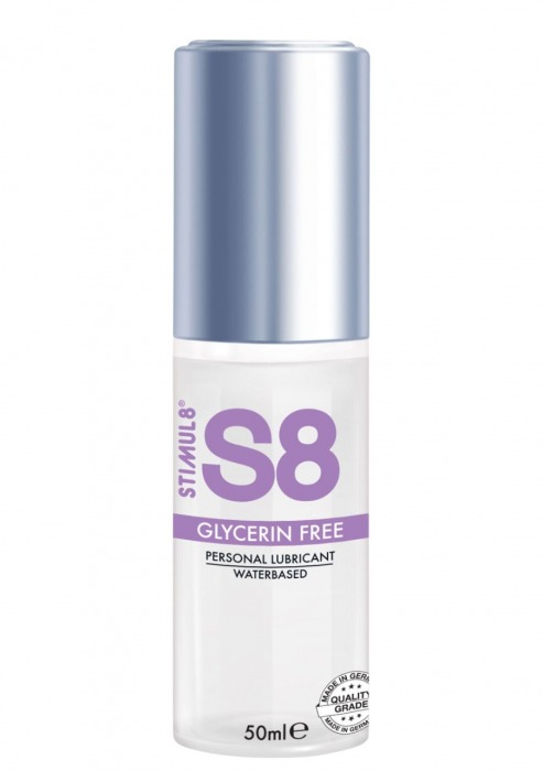 Лубрикант на водной основе S8 Glycerin Free без глицерина - 50 мл. - Stimul8 - купить с доставкой в Екатеринбурге