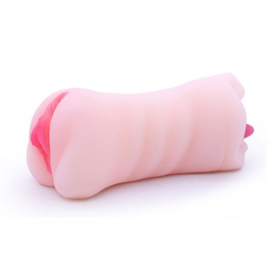 Телесный двусторонний мастурбатор - вагина и ротик - Boys of Toys - в Екатеринбурге купить с доставкой