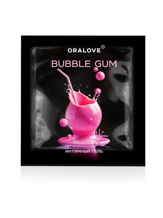 Саше съедобной оральной смазки OraLove с ароматом бабл-гам - 3 гр. - Биоритм - купить с доставкой в Екатеринбурге