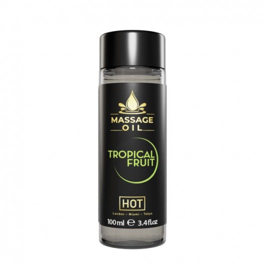 Массажное масло c ароматом тропических фруктов Massage Oil - 100 мл. - HOT - купить с доставкой в Екатеринбурге