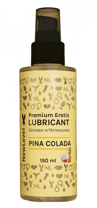 Ароматизированный лубрикант на водной основе NewLevel Pina Colada - 150 мл. - NewLevel - купить с доставкой в Екатеринбурге