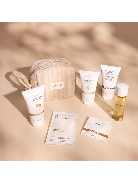 Набор YESforLOV La Trousse Enchantée в бежевой косметичке - YESforLOV - купить с доставкой в Екатеринбурге