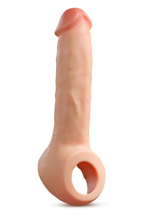 Телесная насадка-удлинитель Thrive 8.75 Inch Realistic Penis Extender Sleeve - 22,2 см. - Blush Novelties - в Екатеринбурге купить с доставкой