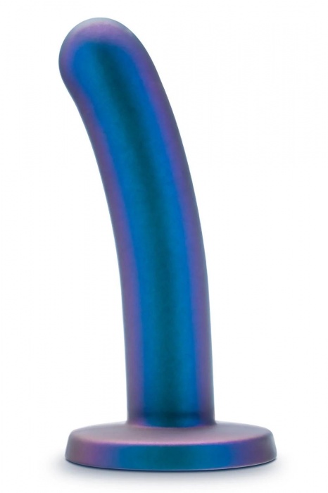 Синяя насадка с гладкой поверхностью Surrender 5.75 Inch Intermediate Pegging Dildo - 14,6 см. - Blush Novelties - купить с доставкой в Екатеринбурге