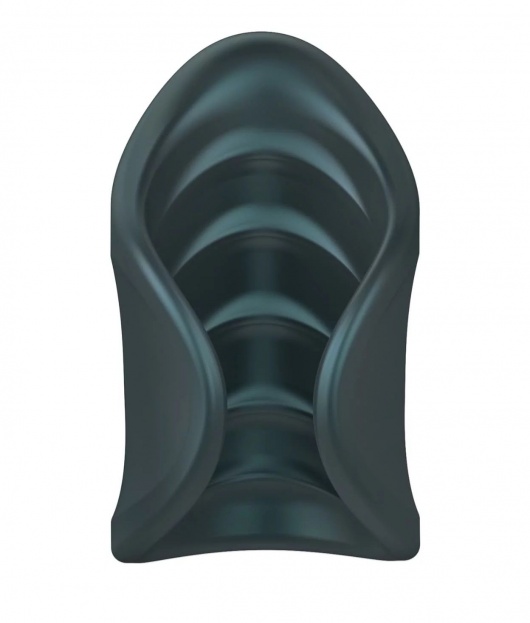 Серый сквозной мастурбатор с вибрацией Manwan Starter - Manwan - в Екатеринбурге купить с доставкой