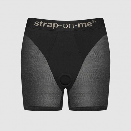 Трусики-шорты для фиксации насадок Strap-on-me Harness Lingerie Halo - size L - Strap-on-me - купить с доставкой в Екатеринбурге