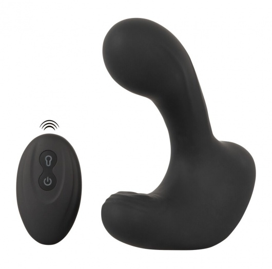 Черная анальная вибропробка с функцией расширения RC Butt Plug with 3 functions - Orion - в Екатеринбурге купить с доставкой
