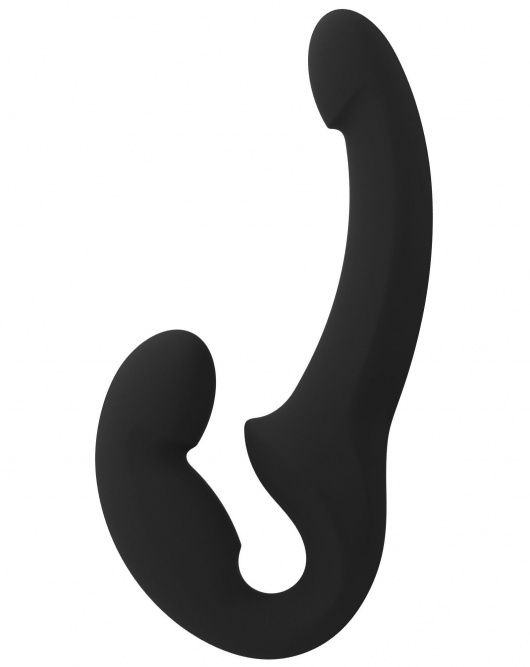 Черный безремневой страпон Share Lite - Fun Factory - купить с доставкой в Екатеринбурге