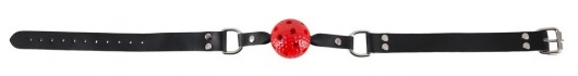 Классический кляп с красным шариком Knebel - Orion - купить с доставкой в Екатеринбурге