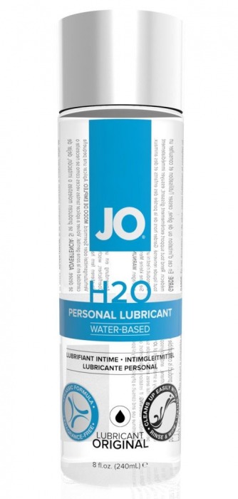 Нейтральный лубрикант на водной основе JO Personal Lubricant H2O - 240 мл. - System JO - купить с доставкой в Екатеринбурге