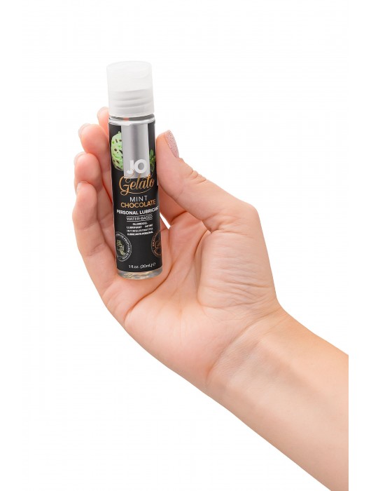 Лубрикант с ароматом мятного шоколада JO GELATO MINT CHOCOLATE - 30 мл. - System JO - купить с доставкой в Екатеринбурге
