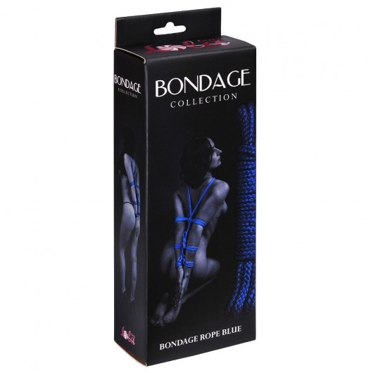 Синяя веревка Bondage Collection Blue - 3 м. - Lola Games - купить с доставкой в Екатеринбурге