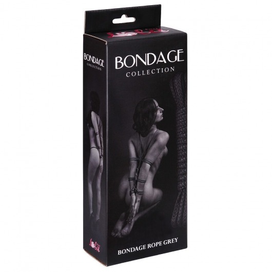 Серая веревка Bondage Collection Grey - 3 м. - Lola Games - купить с доставкой в Екатеринбурге