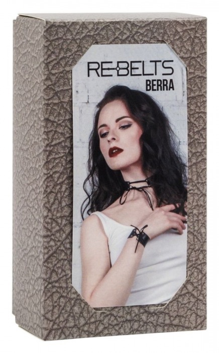 Чокер со шнуровкой Berra Black - Rebelts - купить с доставкой в Екатеринбурге