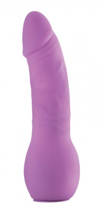 Фиолетовый страпон Deluxe Silicone Strap On 10 Inch - 25,5 см. - Shots Media BV - купить с доставкой в Екатеринбурге