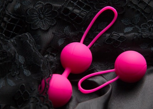 Ярко-розовый набор для тренировки вагинальных мышц Kegel Balls - RestArt