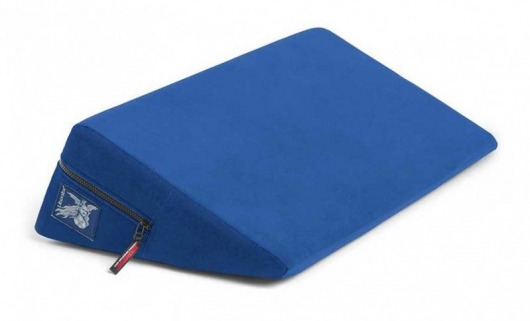 Синяя малая подушка для любви Liberator Retail Wedge - Liberator - купить с доставкой в Екатеринбурге