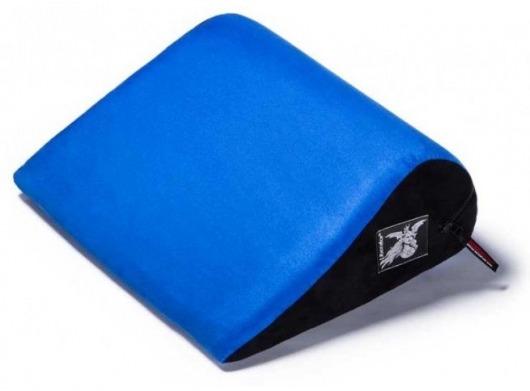 Синяя малая замшевая подушка для любви Liberator Retail Jaz - Liberator - купить с доставкой в Екатеринбурге