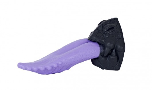 Фиолетовый стимулятор  Язык дракона  - 20,5 см. - Erasexa - купить с доставкой в Екатеринбурге