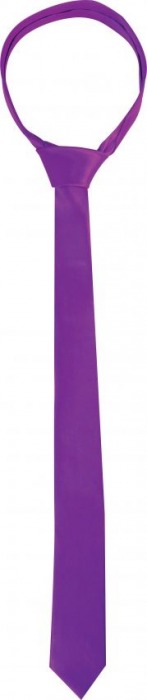Фиолетовая лента-галстук для бандажа Tie Me Up - Shots Media BV - купить с доставкой в Екатеринбурге