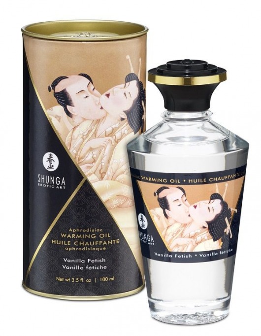 Массажное интимное масло с ароматом ванили - 100 мл. - Shunga - купить с доставкой в Екатеринбурге