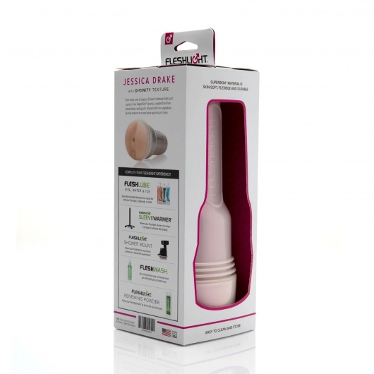 Мастурбатор-вагина Fleshlight Girls - Jessica Drake Heavenly - Fleshlight - в Екатеринбурге купить с доставкой