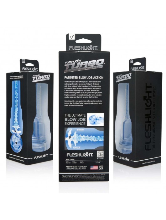 Мастурбатор Fleshlight Turbo - Trust Blue Ice - Fleshlight - в Екатеринбурге купить с доставкой