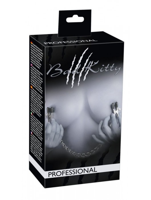 Металлические зажимы на соски Kette mit Klemmen с соединительной цепочкой - Orion - купить с доставкой в Екатеринбурге