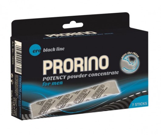 БАД для мужчин PRORINO M black line powder - 7 саше (6 гр.) - Ero - купить с доставкой в Екатеринбурге