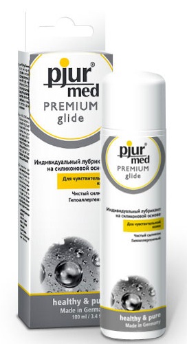 Гипоаллергенный силиконовый лубрикант pjur MED Premium glide - 100 мл. - Pjur - купить с доставкой в Екатеринбурге