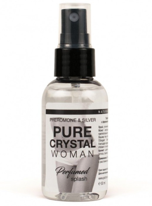 Женский парфюмированный спрей для нижнего белья Pure Cristal - 50 мл. -  - Магазин феромонов в Екатеринбурге