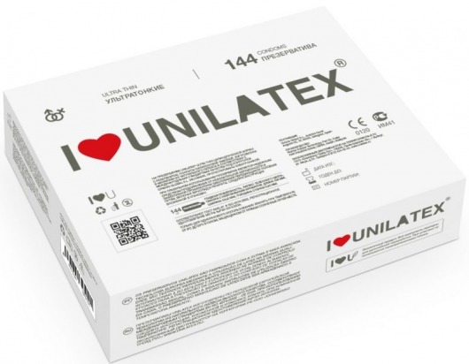 Ультратонкие презервативы Unilatex Ultra Thin - 144 шт. - Unilatex - купить с доставкой в Екатеринбурге