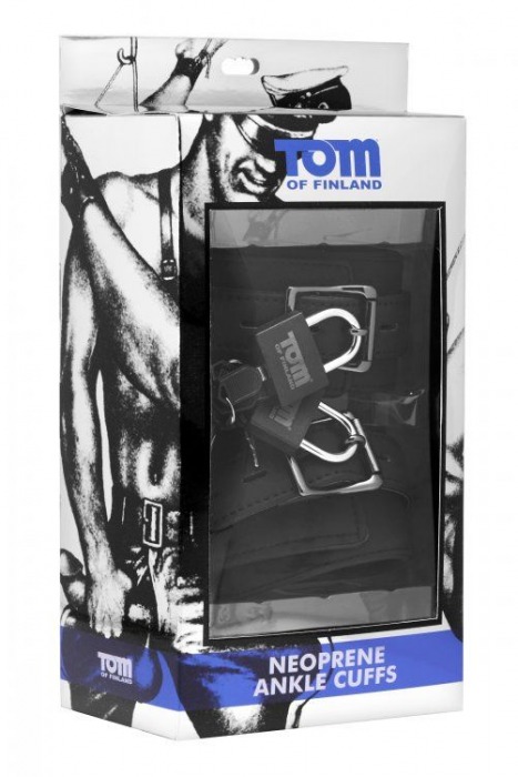 Неопреновые манжеты для ног Tom of Finland - XR Brands - купить с доставкой в Екатеринбурге