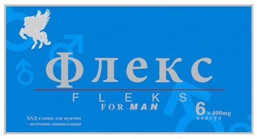 Капсулы для мужчин  Флекс  - 6 капсул (400 мг.) + 1 капсула (400 мг.) в подарок - Восток - купить с доставкой в Екатеринбурге