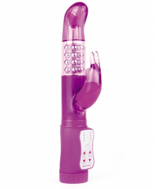 Фиолетовый перезаряжаемый вибратор Rechargeable Rabbit - 22 см. - Shots Media BV