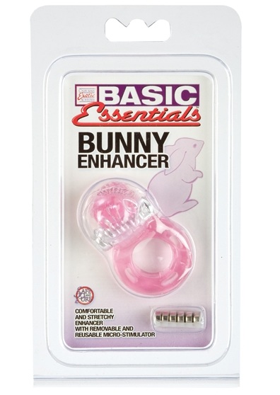 Виброкролик на пенис Basic Essentials Bunny Enhancer - California Exotic Novelties - в Екатеринбурге купить с доставкой