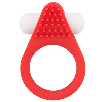 Красное эрекционное кольцо LIT-UP SILICONE STIMU RING 1 RED - Dream Toys - в Екатеринбурге купить с доставкой