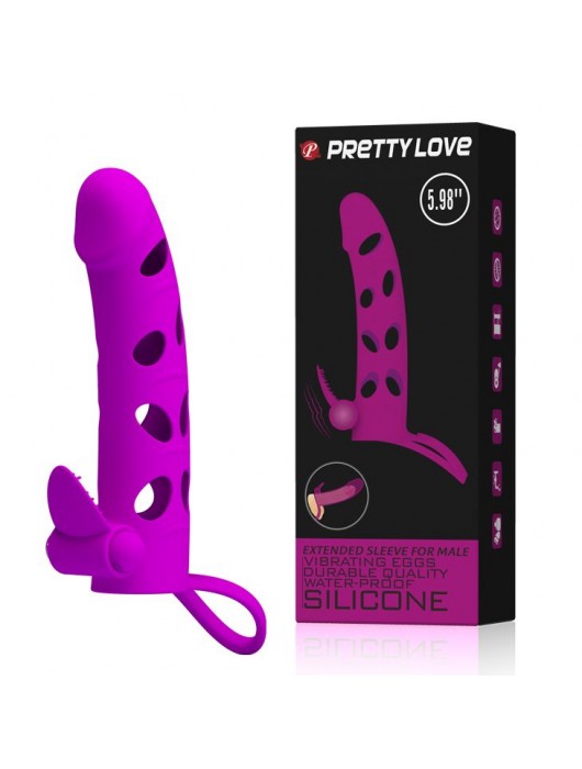 Насадка с закрытой головкой и виброэлементом для клиторального массажа - Baile - в Екатеринбурге купить с доставкой