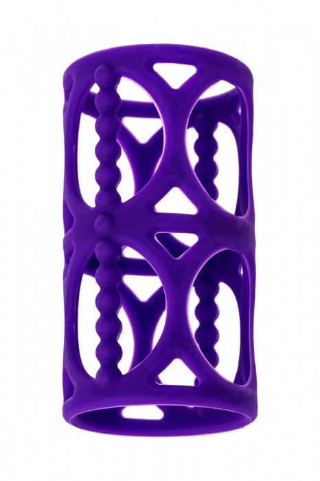 Фиолетовая насадка-сетка на член - A-toys - в Екатеринбурге купить с доставкой