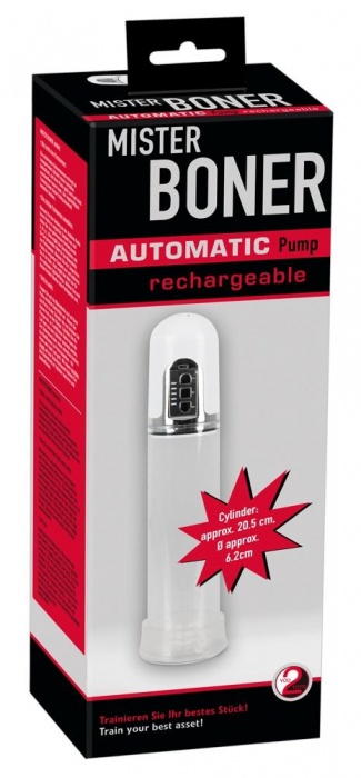 Белая автоматическая вакуумная помпа Mister Boner - Orion - в Екатеринбурге купить с доставкой