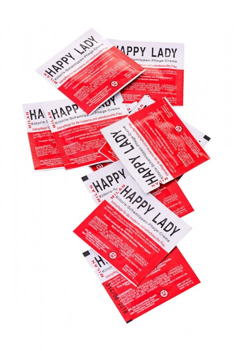 Набор из 10 пробников крема для усиления возбуждения у женщины Happy Lady - Milan Arzneimittel GmbH - купить с доставкой в Екатеринбурге
