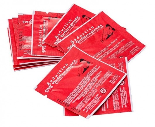 Набор из 10 пробников возбуждающего интимного крема для мужчин и женщин Seduction - Milan Arzneimittel GmbH - купить с доставкой в Екатеринбурге
