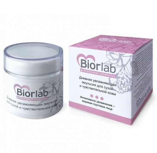 Дневная увлажняющая эмульсия Biorlab для сухой и чувствительной кожи - 45 гр. -  - Магазин феромонов в Екатеринбурге